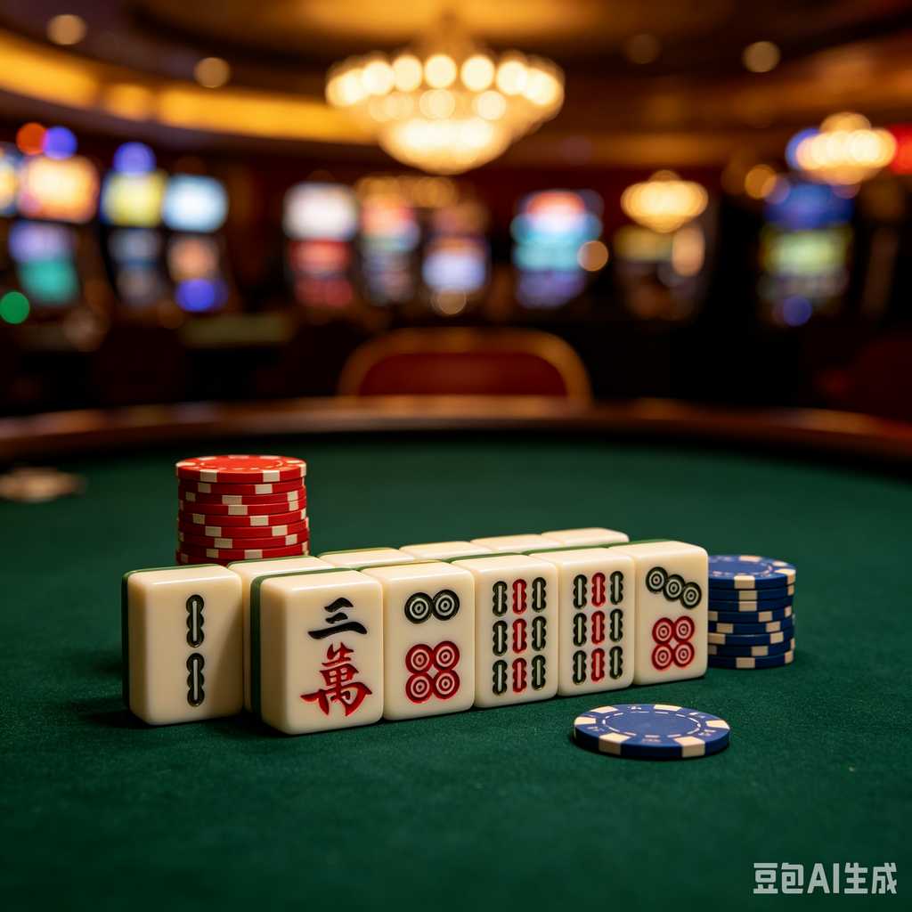 decorative text mahjong set