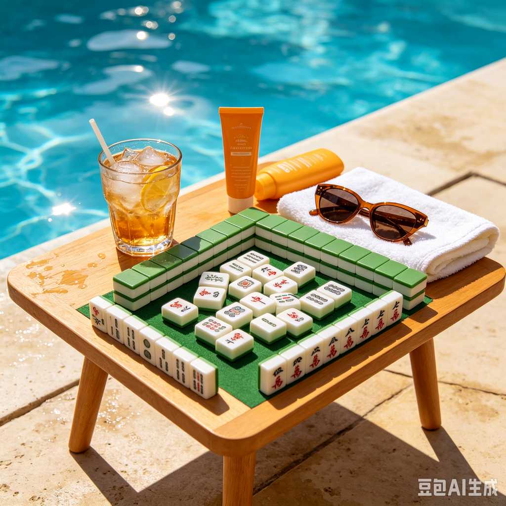 blue mahjong tiles
