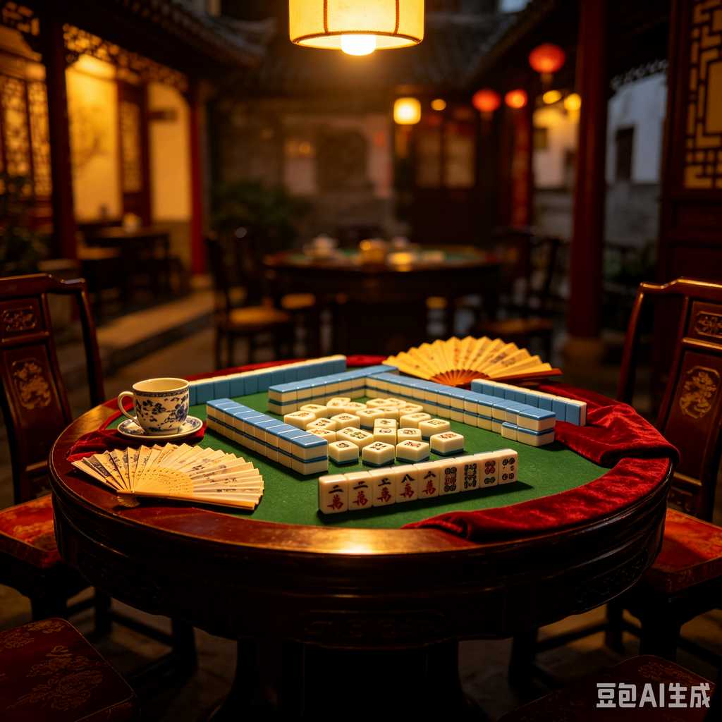wood mahjong tiles