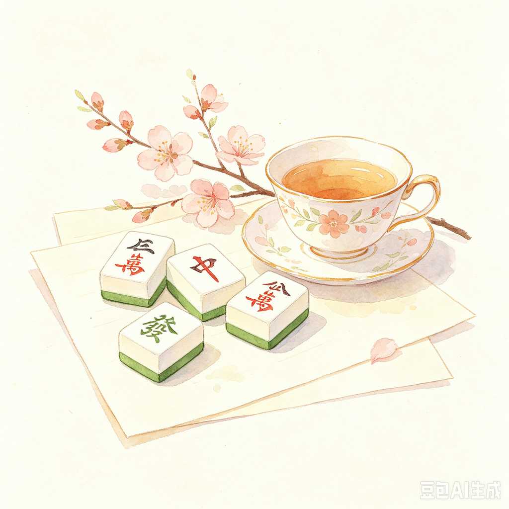 mahjong dice set included