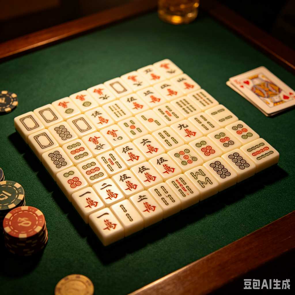 unique color mahjong tiles design